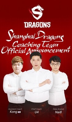 The Overwatch League Shanghai Dragons Official Coaching Team Announced