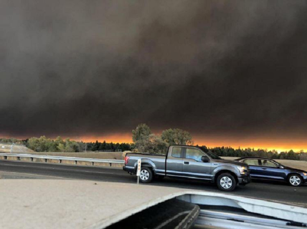 'Whole town is burning': Residents flee Northern California wildfire