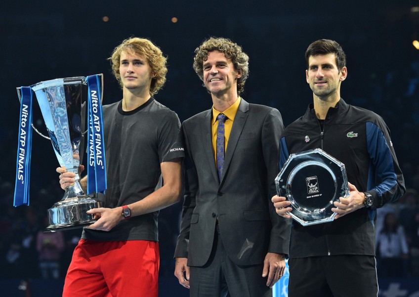Tennis: Zverev shocks Djokovic to win ATP Finals
