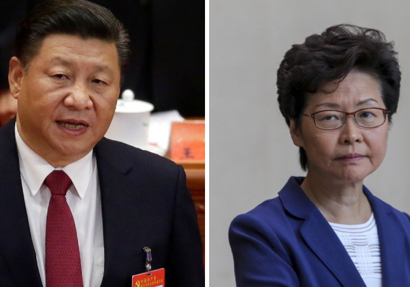 Chinese President Xi Jinping reiterates support for Hong Kong leader Carrie Lam in Shanghai meeting