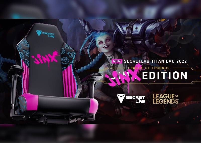 Secretlab and Riot Games have rolled out the League of Legends Jinx Edition chair