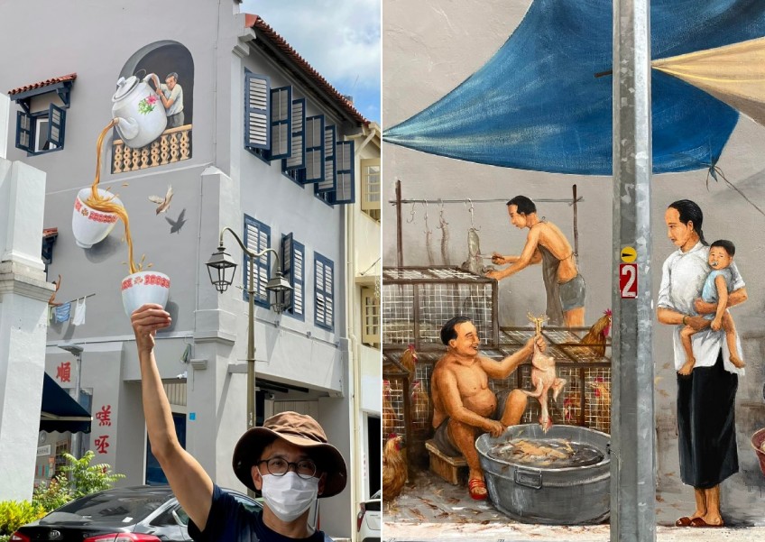 Add some nostalgic vibes to your Instagram feed with these new murals at Temple Street