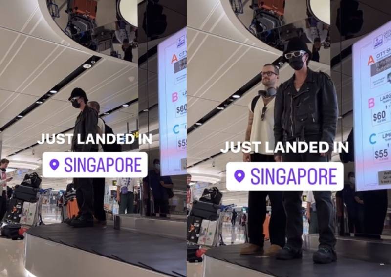 'Adults acting like kids': Lany criticised by netizens for standing on baggage carousel at Changi Airport