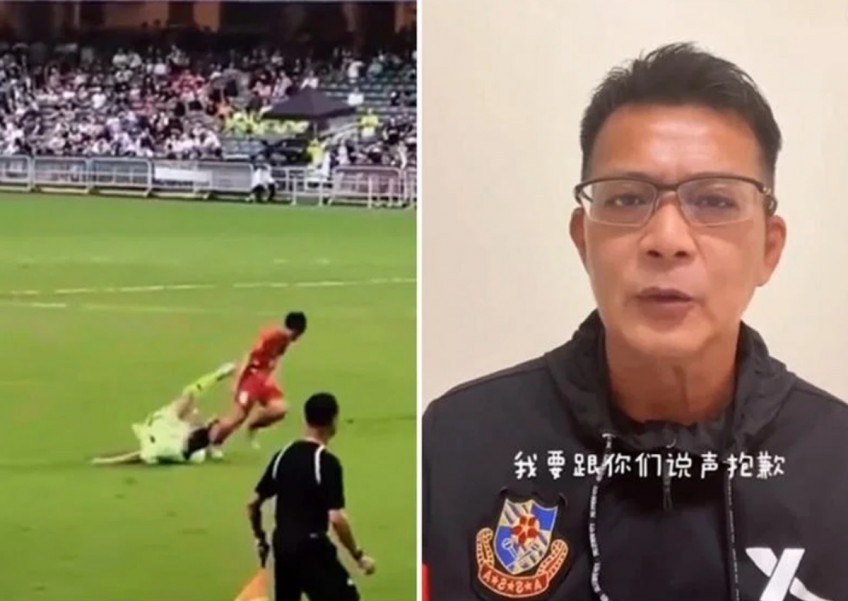 'Irrational behaviour on my part': Actor Felix Wong apologises for kicking rival player in football match