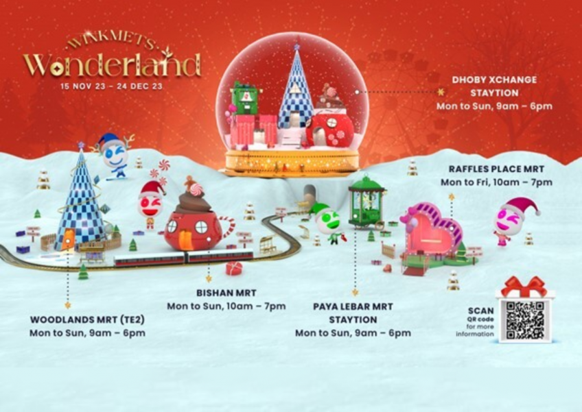 Stellar Lifestyle invites shoppers to rediscover vibrant retail spaces around MRT stations with the WINKmets Wonderland Campaign