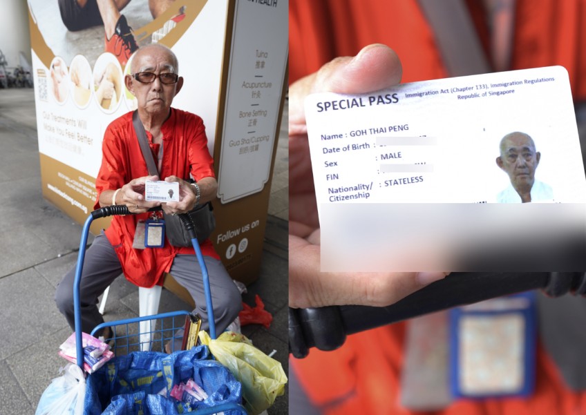 I'm just living from day to day, says stateless tissue seller who only eats one meal a day
