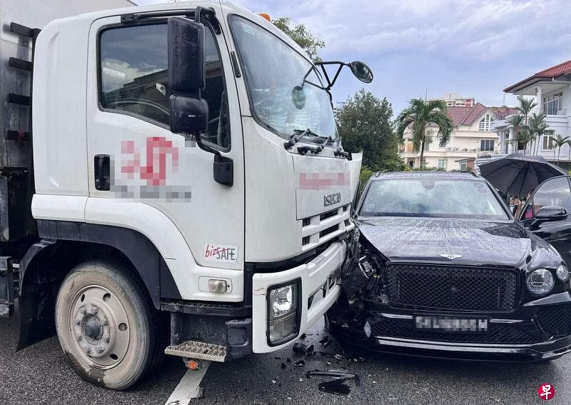 'He took his anger out on the truck driver': Residents allege Bentley driver was abusive after East Coast collision