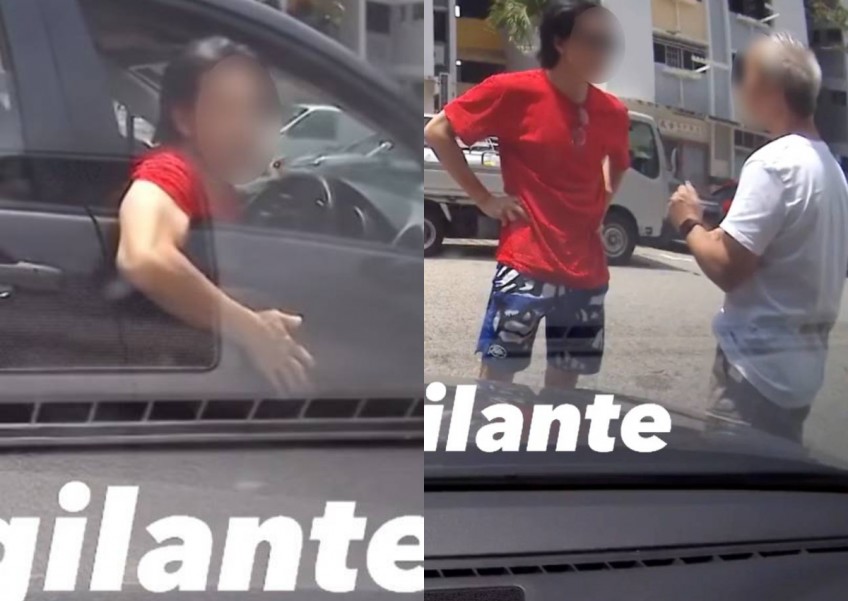 'What kind of f***ing logic is this': Queue-jumper confronts driver after taking his parking lot in Bedok