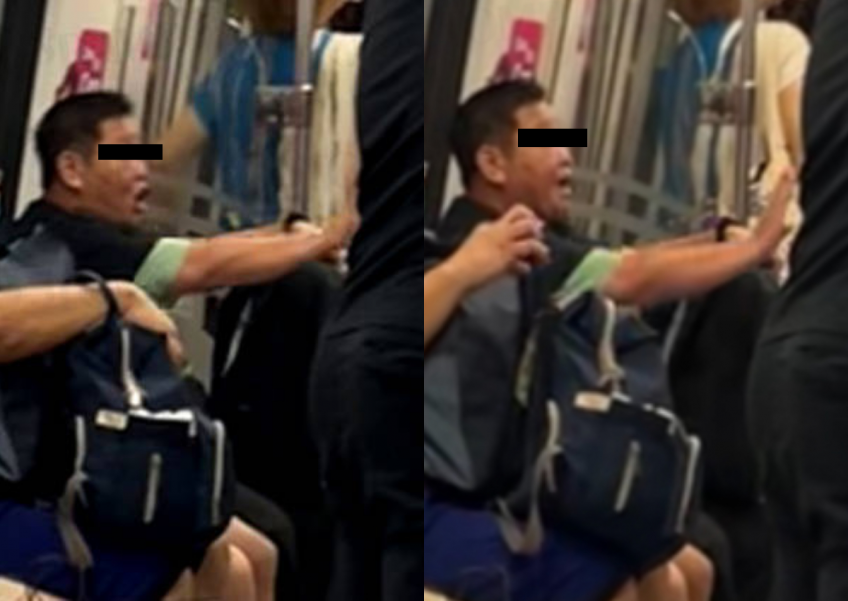Youth says does not know why fellow MRT passenger screamed at them