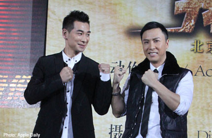 Donnie Yen on feud with Vincent Zhao on set