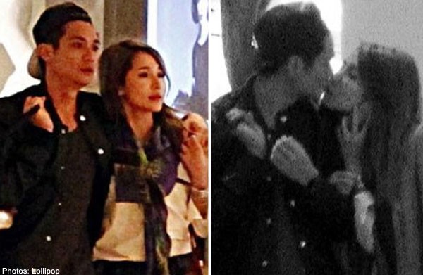 Elva Hsiao and S'porean beau caught in passionate lip-lock in Hong Kong
