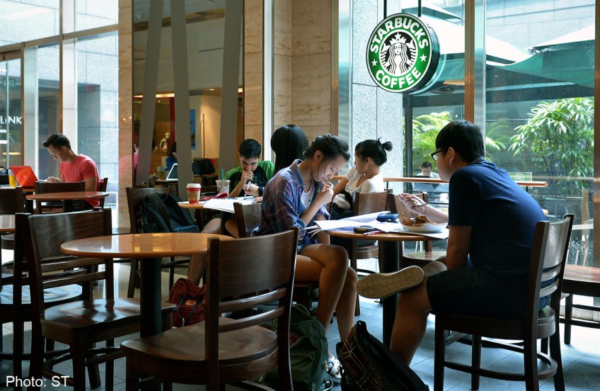 Seat-hogging students a headache at cafes