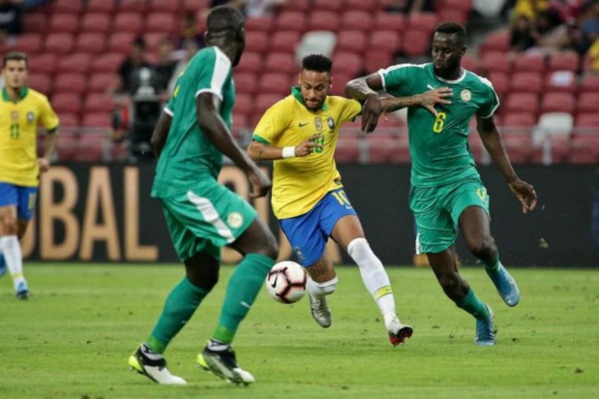 Brazil-Senegal friendly hit by poor turnout with National Stadium only half-full
