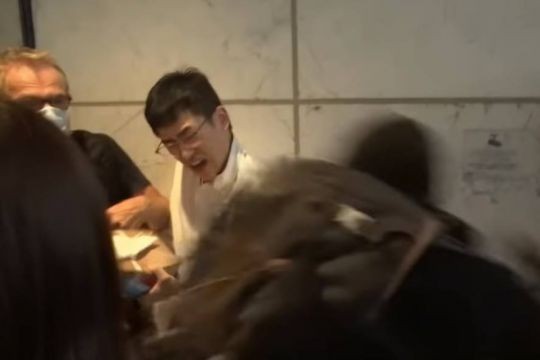 Video of mainlander assaulted in Hong Kong sparks outrage in China