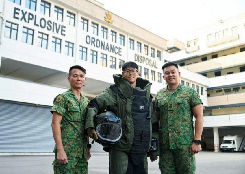 'They were very nervous': NSF on how his parents felt when he was activated for first bomb disposal in Katong