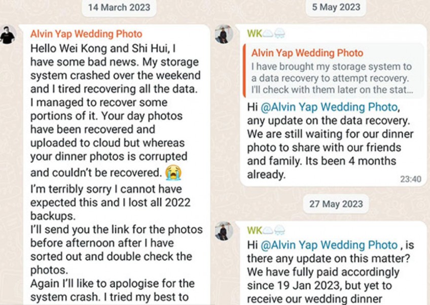 'The law also doesn't protect us': Couple upset with missing photographer for losing wedding photos