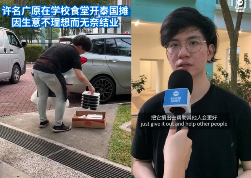 'It's very encouraging': Singaporeans touched by Gen Z canteen stall owner who gave out free bento boxes before closure