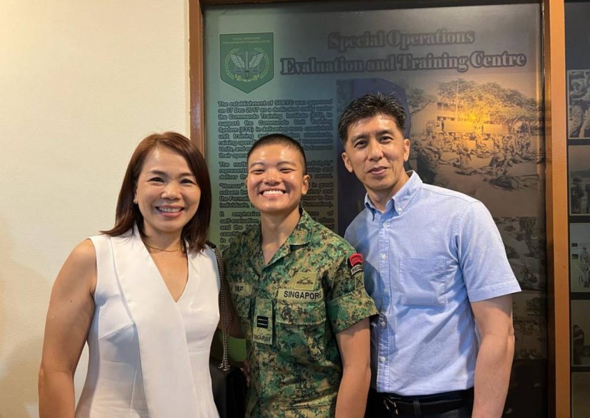 Singapore's only female SAF Ranger Yap Hui Jun failed first attempt, but not because she was physically weak