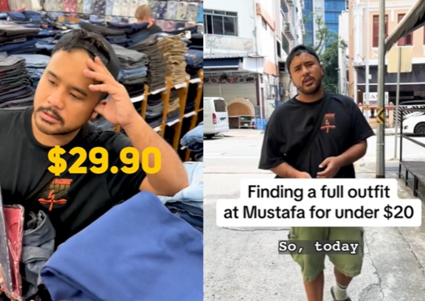 TikToker Zaki tries to buy entire outfit from Mustafa Centre for $20, here's how it went