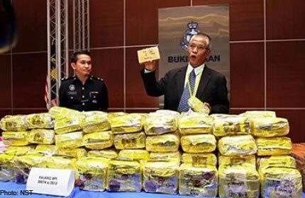Record $19m worth of drugs seized in Malaysia