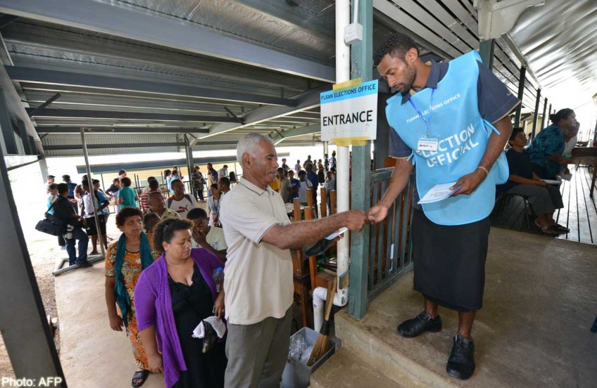 Fiji stages first election since 2006 coup