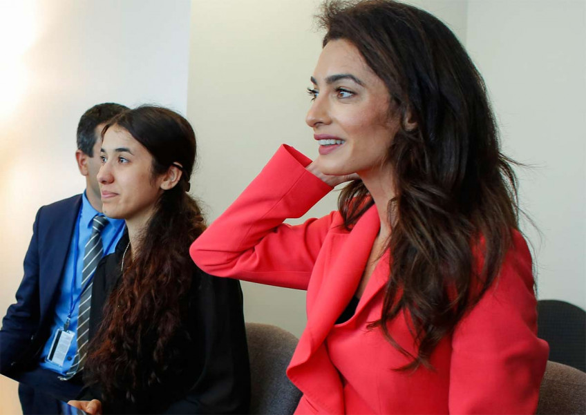 Amal Clooney represents sex slavery survivor in prosecuting ISIS 'no matter the price'