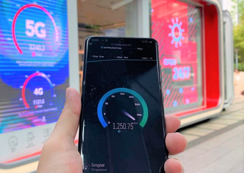 Singtel launches its 5G trial with 1Gbps+ speeds