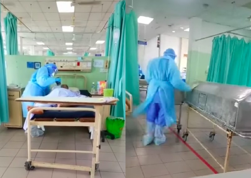 'My heart dropped': Malaysian man films heart-wrenching footage of Covid-19 patient saying last goodbye to his family over video call