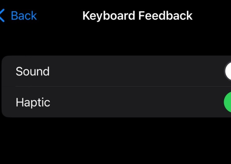 Turning on keyboard haptics in iOS 16 might affect your iPhone's battery life