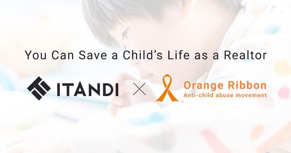 ITANDI, a Japanese real estate company shows its support to the "Orange Ribbon Anti Child Abuse Movement"