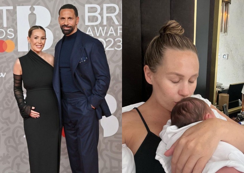 Kate and Rio Ferdinand given a fright when newborn baby was born with congenital pneumonia