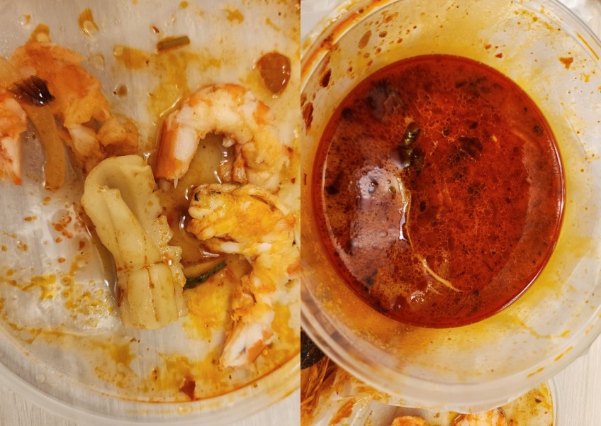 'Absolutely revolting': Diner gets just 3 'tiny' prawns in $7.30 tom yum soup from Koufu food court