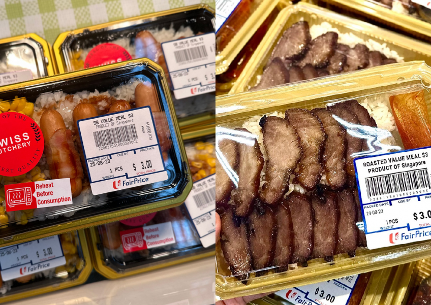 NTUC FairPrice offers wide menu of $3 value meals