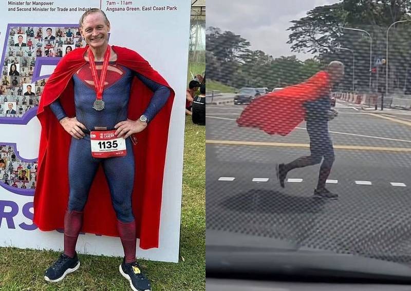 Man of steel: This 'Superman' runner had to relearn how to walk after accident, now hopes to inspire others 