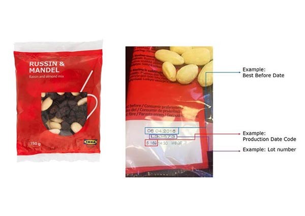 Ikea Singapore recalls raisin and almond snack over undeclared nut content