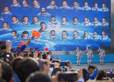 China sends astronauts to its space station for 6-month stay