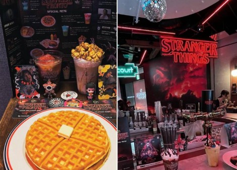 Tokyo diners nosh on Demogorgon pasta, Eleven's waffles at Stranger Things cafe