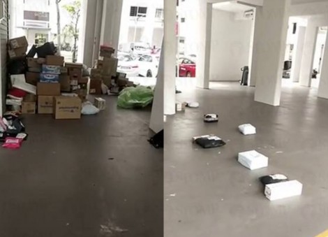 'They may get stolen': Dozens of parcels left unattended at Woodlands HDB void deck raise concerns