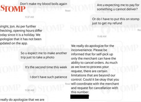 Customer fails to get refund from Tip Top Curry Puff despite store being closed on Labour Day