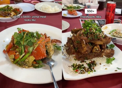 'The most expensive zi char I've tried': Local foodie splashes over $600 on dinner in kopitiam