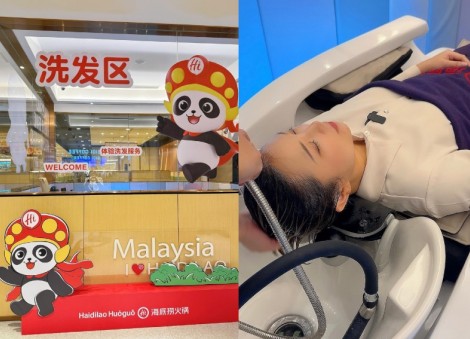 Freebies, manicures: Diners can now get their hair washed at this Haidilao outlet in Malaysia