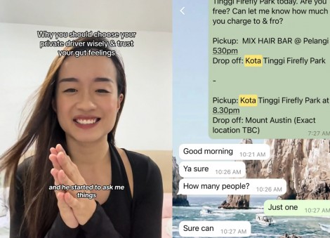 'He asked when did I lose my virginity': Singaporean traveller on offensive private-hire driver in JB